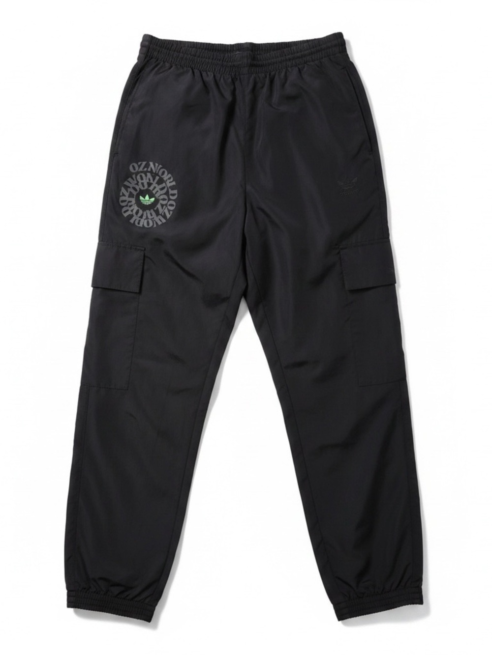 Adidas original Ozworld Sz S unisex black cargo pants recycled loose fit | GUC